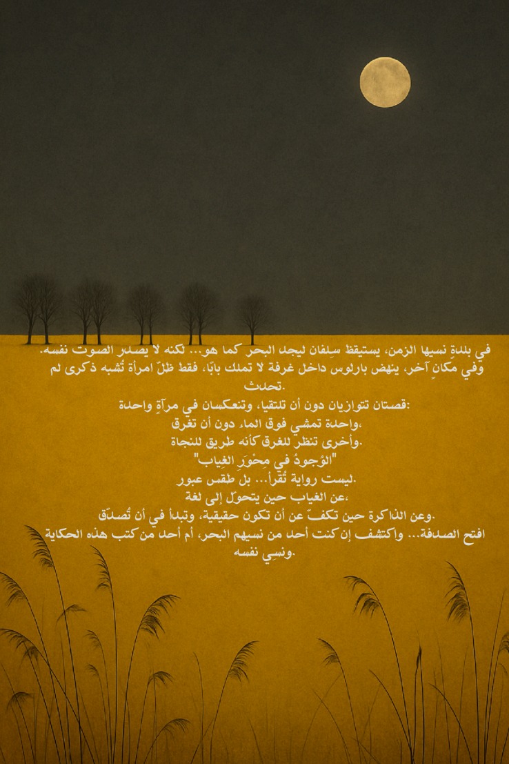 الوجود في محور الغياب