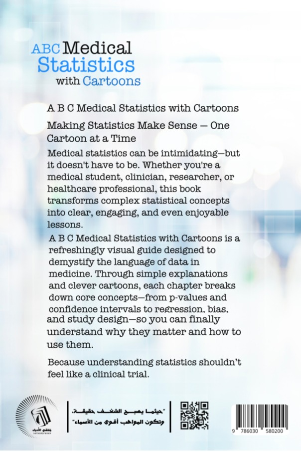 ABC Medical Statistics with Cartoons -non colored